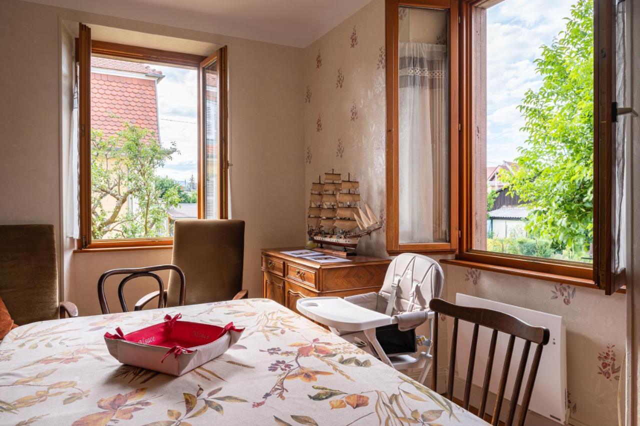 La Maison De Vacances De Colmar Et Son Jardin Exterior foto